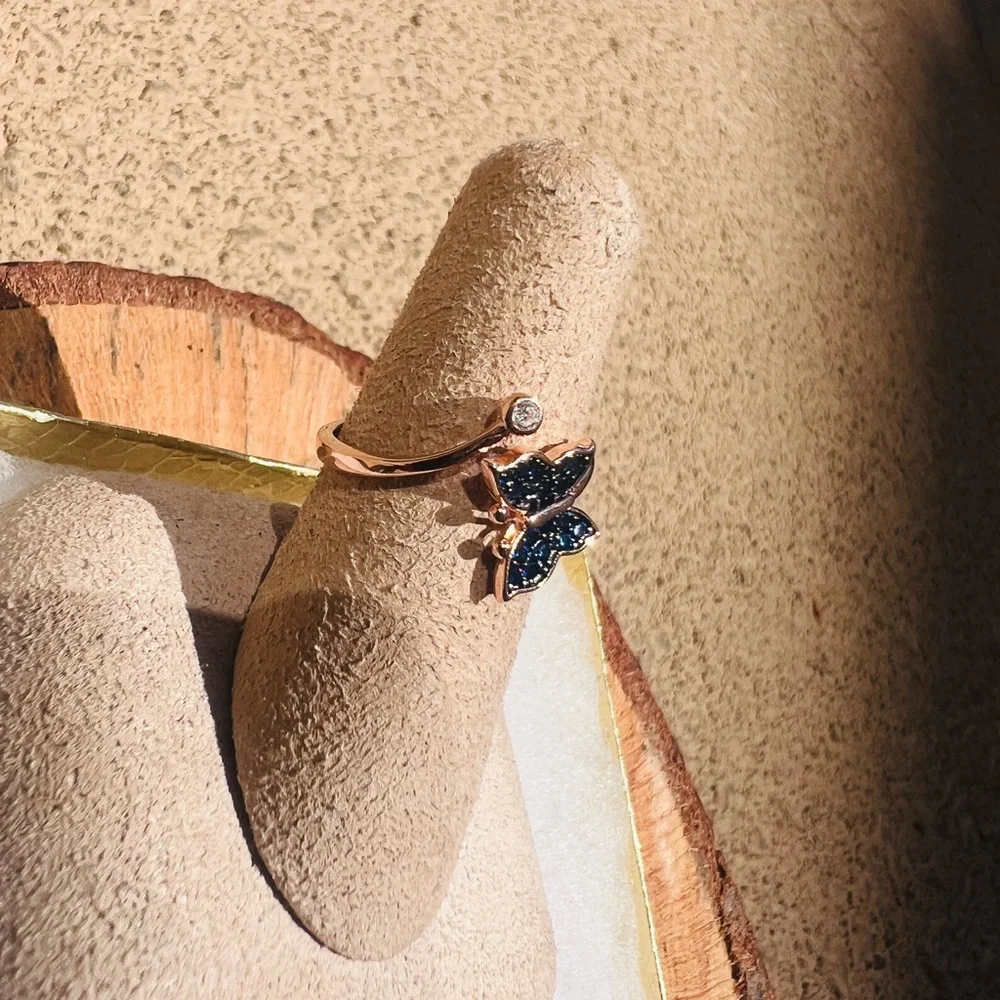 Butterfly female Sterling silver 925ring